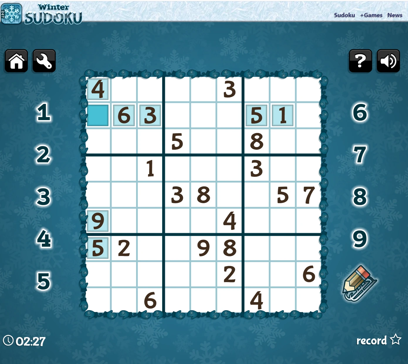 Winter Sudoku